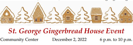 St. George Gingerbread House Event